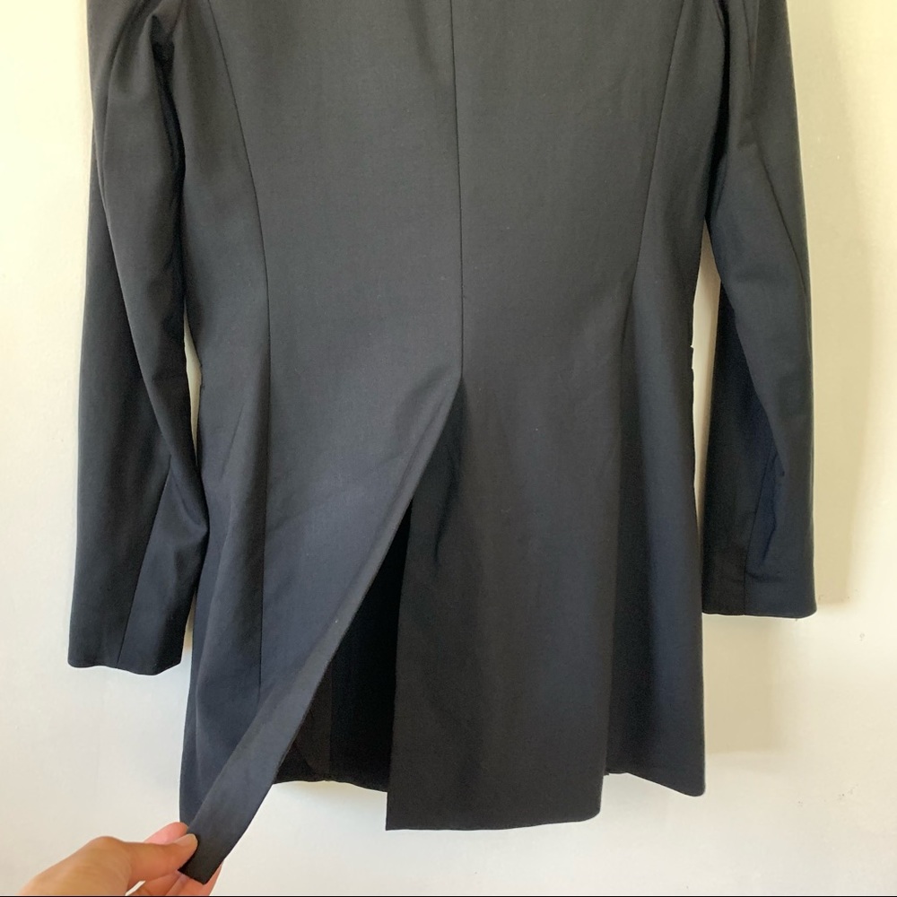 SOLD Babaton Aidan Wool Blazer Jacket in Black sz 6 - Picture 11 of 15